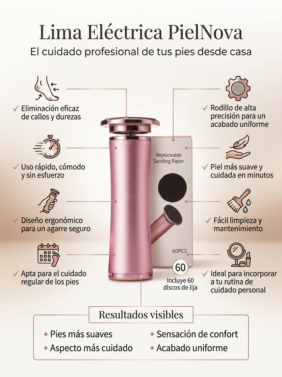 Lima Elettrica per Calli – Piedi Morbidi all'Istante